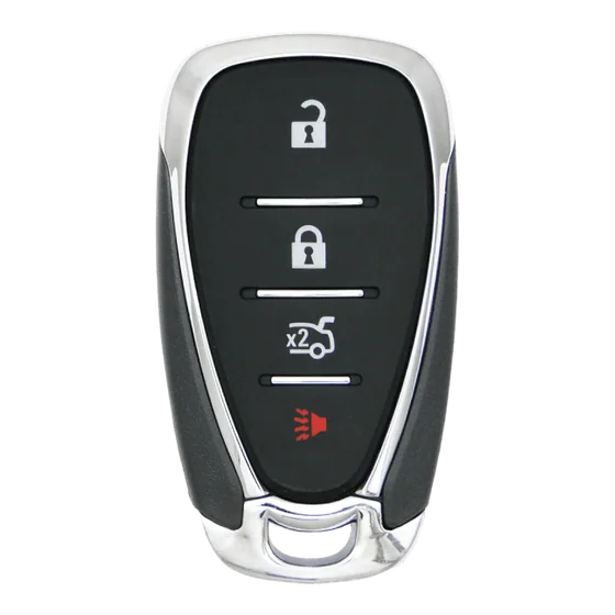 Chevrolet 4-button smart key, programmed at your car by Car & Keys San Diego