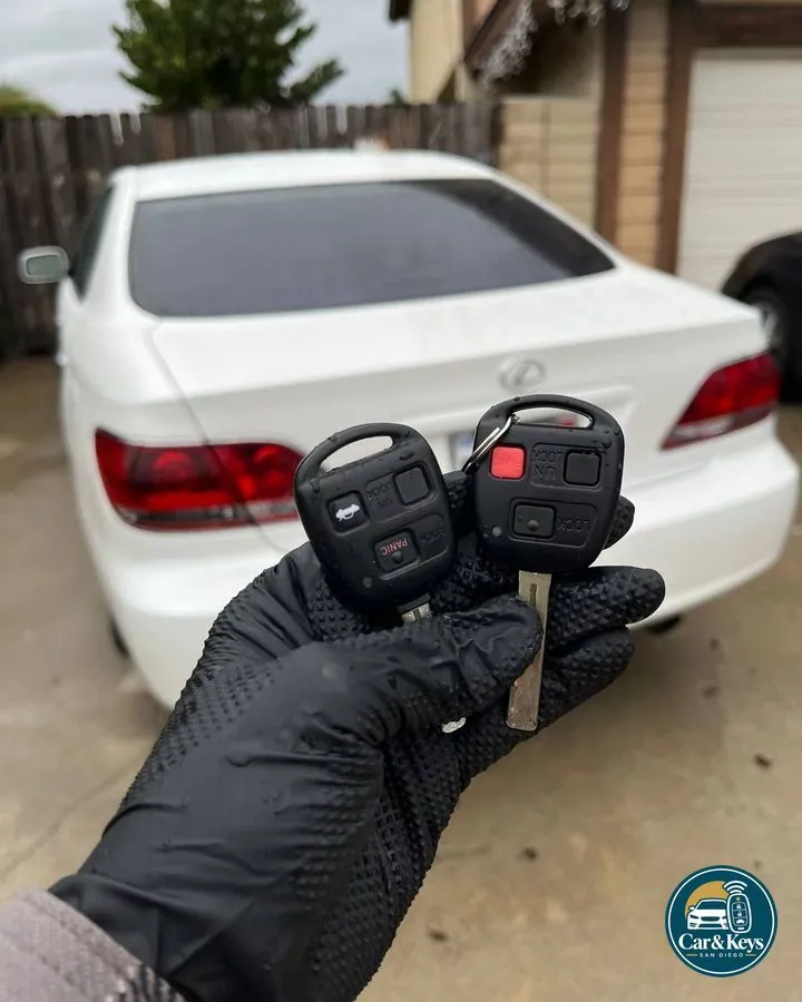 New keys for a customer's car, made at their home
