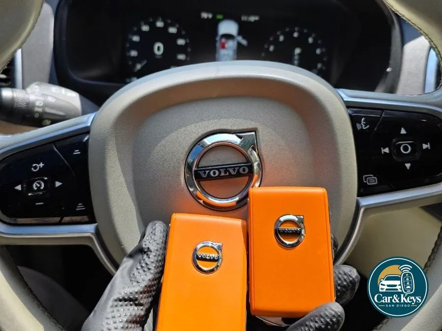Volvo keys handed back at the wheel